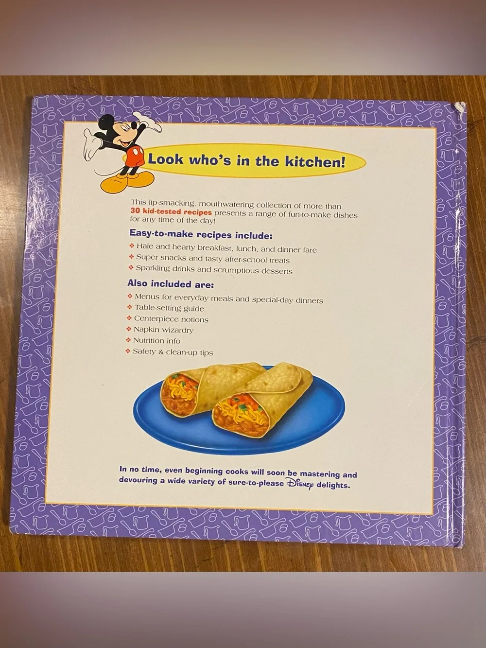 Disney Cooking with Mickey & Friends Cookbook - Pat Baird